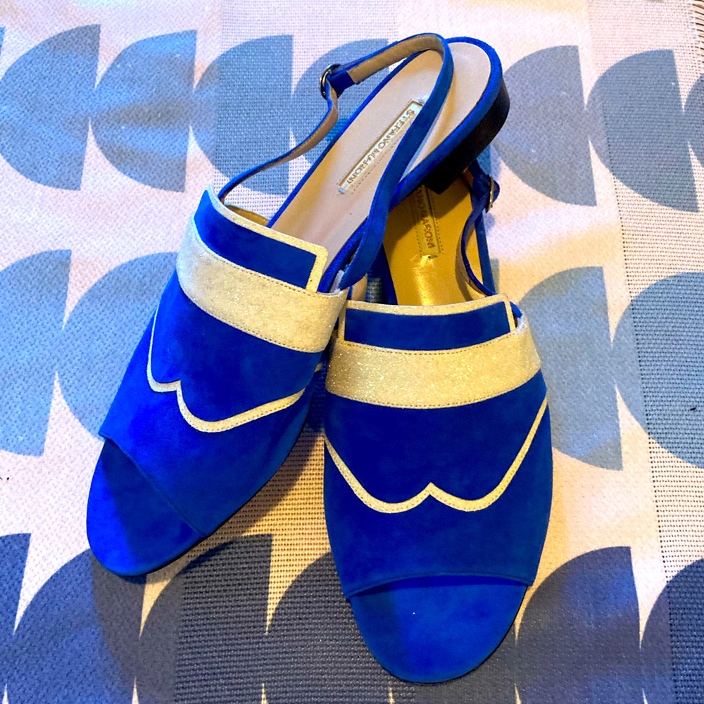 Stefano Maroni Peep Toe Mule